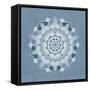 Mandala Blue 1-Kimberly Allen-Framed Stretched Canvas