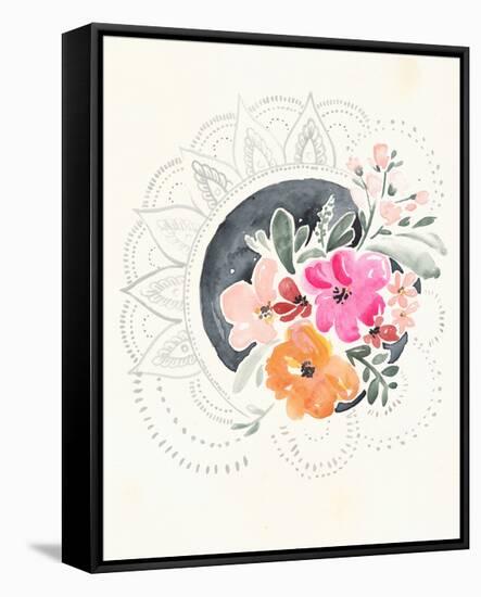 Mandala Bouquet II-Jennifer Parker-Framed Stretched Canvas