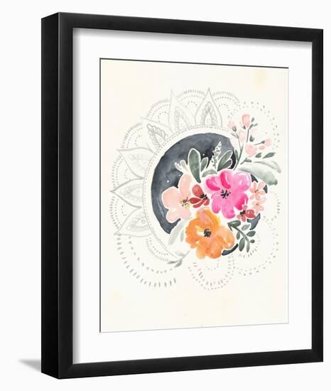 Mandala Bouquet II-Jennifer Parker-Framed Art Print