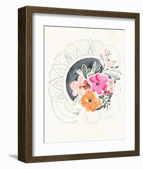 Mandala Bouquet II-Jennifer Parker-Framed Art Print