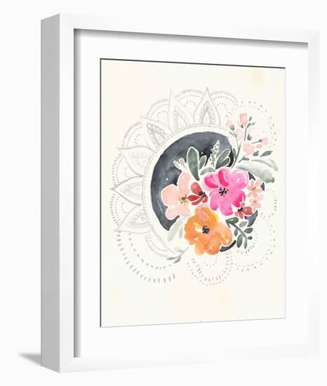 Mandala Bouquet II-Jennifer Parker-Framed Art Print