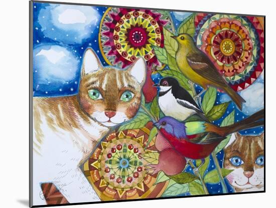 Mandala Cats-Oxana Zaika-Mounted Giclee Print