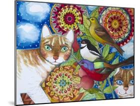 Mandala Cats-Oxana Zaika-Mounted Giclee Print