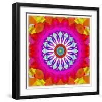 Mandala, Colourful, 'Centre of Your of Soul'-Alaya Gadeh-Framed Photographic Print