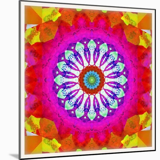 Mandala, Colourful, 'Centre of Your of Soul'-Alaya Gadeh-Mounted Photographic Print