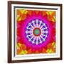 Mandala, Colourful, 'Centre of Your of Soul'-Alaya Gadeh-Framed Photographic Print