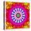Mandala, Colourful, 'Centre of Your of Soul'-Alaya Gadeh-Stretched Canvas