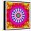 Mandala, Colourful, 'Centre of Your of Soul'-Alaya Gadeh-Framed Stretched Canvas