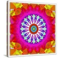 Mandala, Colourful, 'Centre of Your of Soul'-Alaya Gadeh-Stretched Canvas