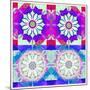 Mandala, Colourful, 'Color Geometry Couples Ii'-Alaya Gadeh-Mounted Photographic Print