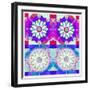 Mandala, Colourful, 'Color Geometry Couples Ii'-Alaya Gadeh-Framed Photographic Print