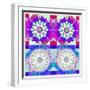 Mandala, Colourful, 'Color Geometry Couples Ii'-Alaya Gadeh-Framed Photographic Print