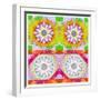 Mandala, Colourful, 'Color Geometry Couples'-Alaya Gadeh-Framed Photographic Print