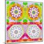 Mandala, Colourful, 'Color Geometry Couples'-Alaya Gadeh-Mounted Photographic Print