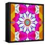 Mandala, Colourful, 'Color Geometry Iii'-Alaya Gadeh-Framed Stretched Canvas