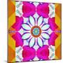 Mandala, Colourful, 'Color Geometry Iii'-Alaya Gadeh-Mounted Photographic Print
