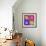 Mandala, Colourful, 'Color Geometry Squares Ii'-Alaya Gadeh-Framed Photographic Print displayed on a wall