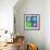 Mandala, Colourful, 'Color Geometry Squares'-Alaya Gadeh-Framed Photographic Print displayed on a wall