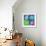 Mandala, Colourful, 'Color Geometry Squares'-Alaya Gadeh-Framed Photographic Print displayed on a wall