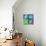 Mandala, Colourful, 'Color Geometry Squares'-Alaya Gadeh-Mounted Photographic Print displayed on a wall