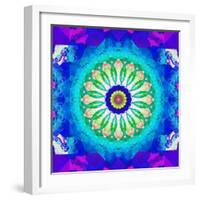 Mandala, Colourful, 'Color Geometry Vi'-Alaya Gadeh-Framed Photographic Print