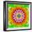 Mandala, Colourful, 'Happy Happy Happy of Mandala'-Alaya Gadeh-Framed Photographic Print