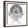 Mandala Crest-Hello Angel-Framed Giclee Print