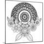 Mandala Crest-Hello Angel-Mounted Giclee Print