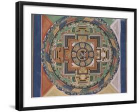 Mandala de Mahâvajrabhairava-null-Framed Giclee Print