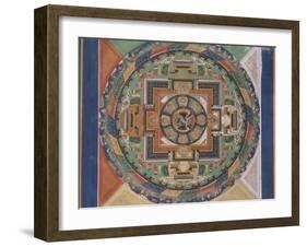 Mandala de Mahâvajrabhairava-null-Framed Giclee Print