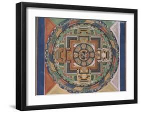 Mandala de Mahâvajrabhairava-null-Framed Giclee Print