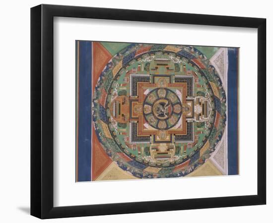 Mandala de Mahâvajrabhairava-null-Framed Premium Giclee Print