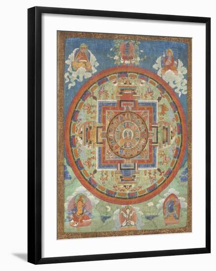 Mandala de Sitâtapatrâ-null-Framed Giclee Print