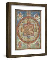 Mandala de Sitâtapatrâ-null-Framed Giclee Print