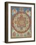 Mandala de Sitâtapatrâ-null-Framed Giclee Print