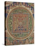 Mandala de Vairocana, sous son aspect Sarvavid-null-Stretched Canvas