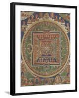 Mandala de Vairocana, sous son aspect Sarvavid-null-Framed Giclee Print