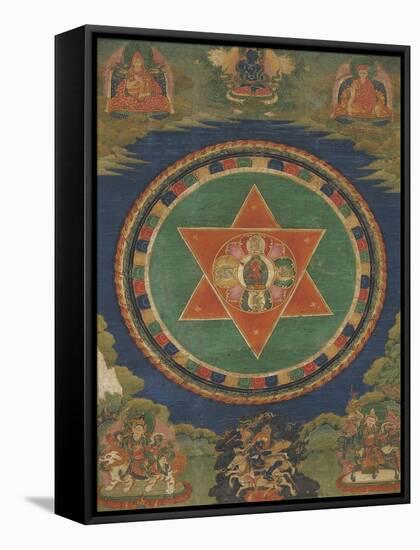 Mandala de Vajravârâhi (rDo-rje phag-mo)-null-Framed Stretched Canvas