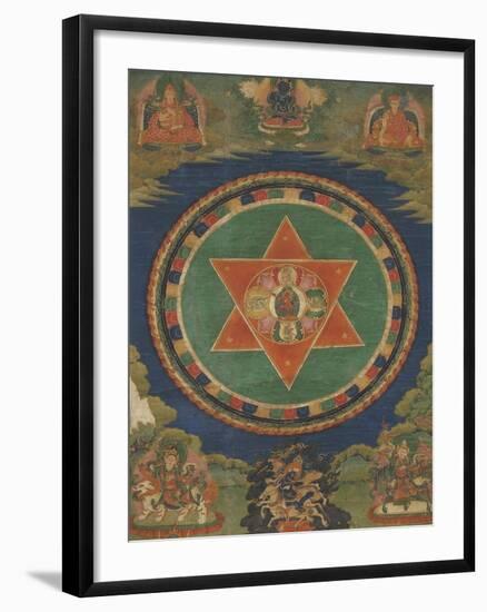 Mandala de Vajravârâhi (rDo-rje phag-mo)-null-Framed Giclee Print