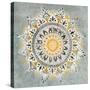 Mandala Delight I Yellow Grey-Danhui Nai-Stretched Canvas