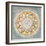 Mandala Delight III Yellow Grey-Danhui Nai-Framed Art Print