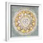 Mandala Delight III Yellow Grey-Danhui Nai-Framed Art Print