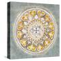 Mandala Delight III Yellow Grey-Danhui Nai-Stretched Canvas