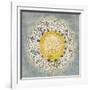 Mandala Delight IV Yellow Grey-Danhui Nai-Framed Art Print