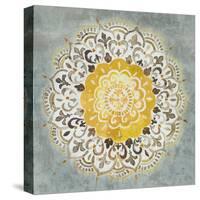 Mandala Delight IV Yellow Grey-Danhui Nai-Stretched Canvas