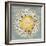 Mandala Delight IV Yellow Grey-Danhui Nai-Framed Art Print