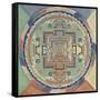 Mandala du Potala de Lhassa-null-Framed Stretched Canvas
