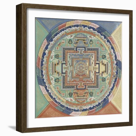 Mandala du Potala de Lhassa-null-Framed Giclee Print