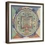 Mandala du Potala de Lhassa-null-Framed Giclee Print