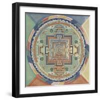 Mandala du Potala de Lhassa-null-Framed Giclee Print